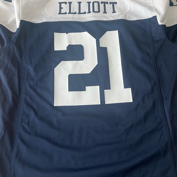 Dallas cowboys Ezekiel Elliot jersey #21 NIKE XL - Picture 6 of 8